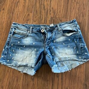 Denim shorts